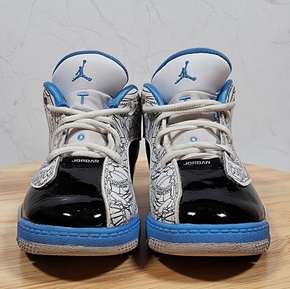 Air Jordan Dub Zero University Blue Toddler Sz 9C DV1358-114 Sneakers - Picture 4 of 11